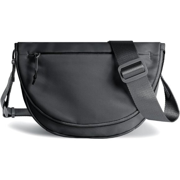 Unisex Nylon Crescent Moon Bag Adjustable Strap Waterproof Casual